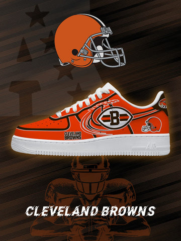 Cleveland Custom Low-top Sneakers For Football Fans