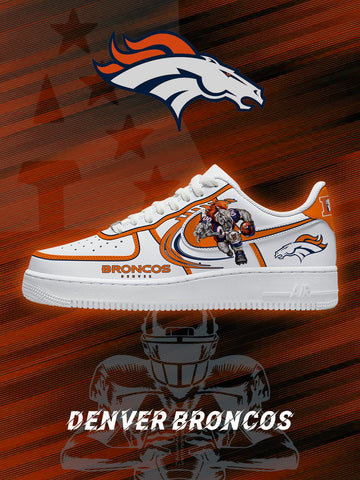Denver Custom Low-top Sneakers For Football Fans