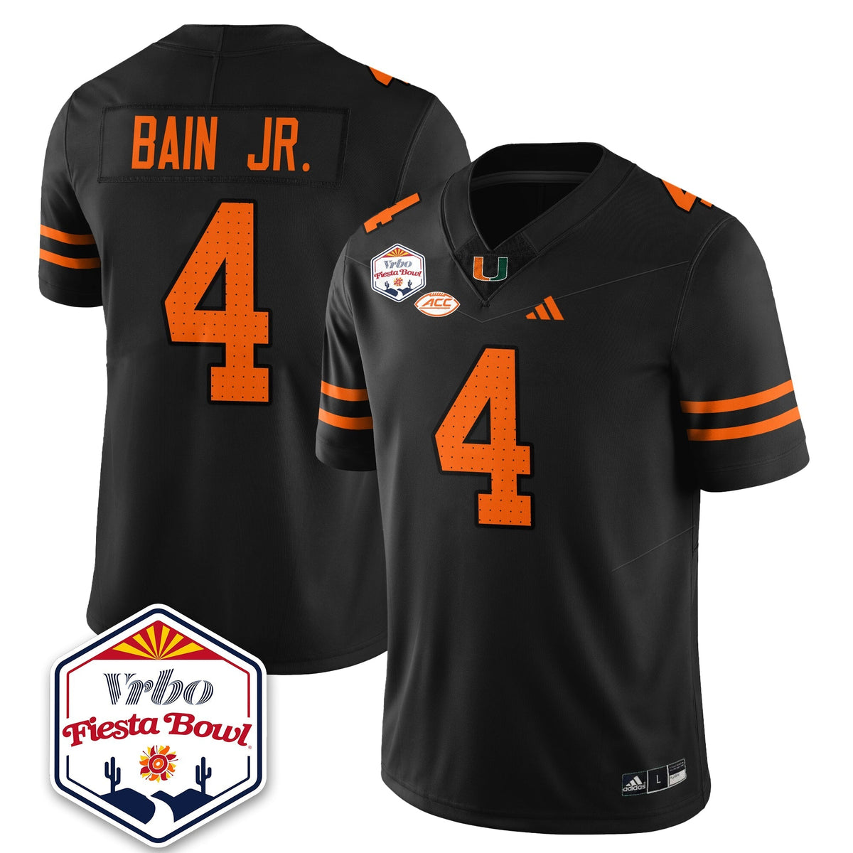 Miami Marlins Football Vapor Limited Jersey - Vrbo Fiesta Bowl-Cuztomshoes