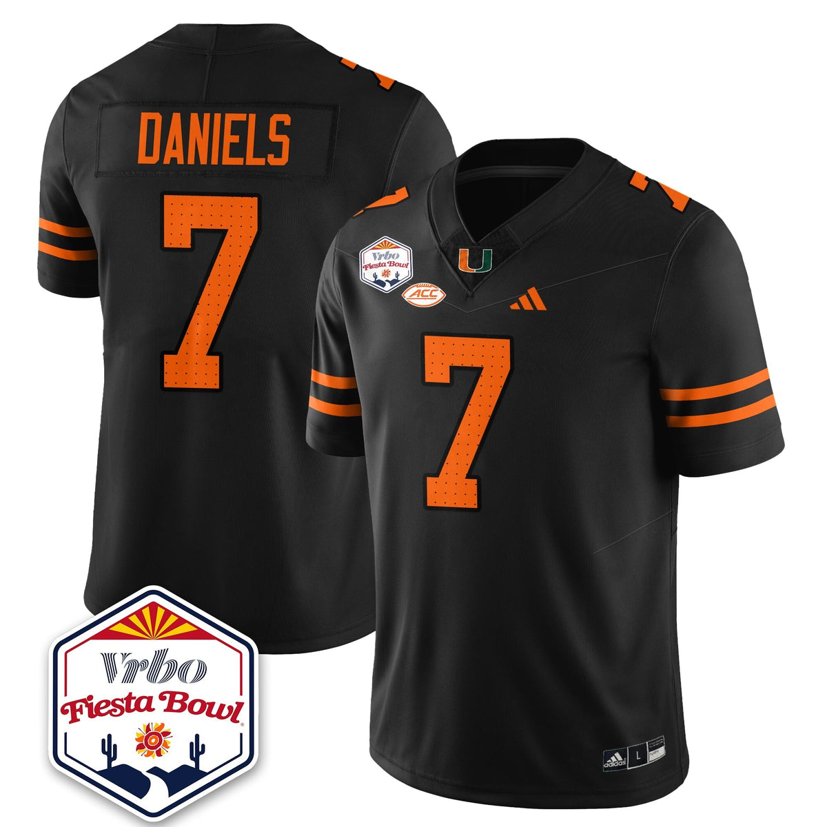 Miami Marlins Football Vapor Limited Jersey - Vrbo Fiesta Bowl-Cuztomshoes