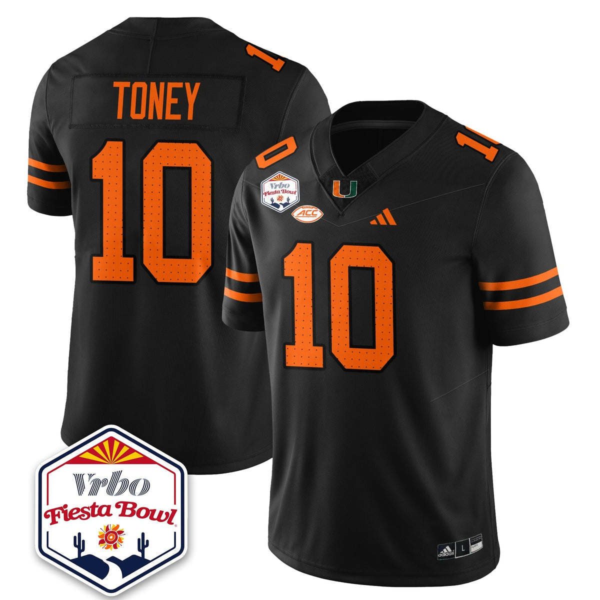 Miami Marlins Football Vapor Limited Jersey - Vrbo Fiesta Bowl-Cuztomshoes