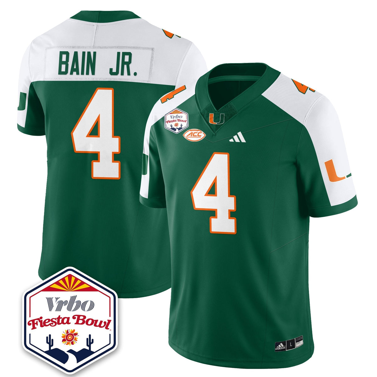 Miami Marlins Football Vapor Limited Jersey - Vrbo Fiesta Bowl-Cuztomshoes