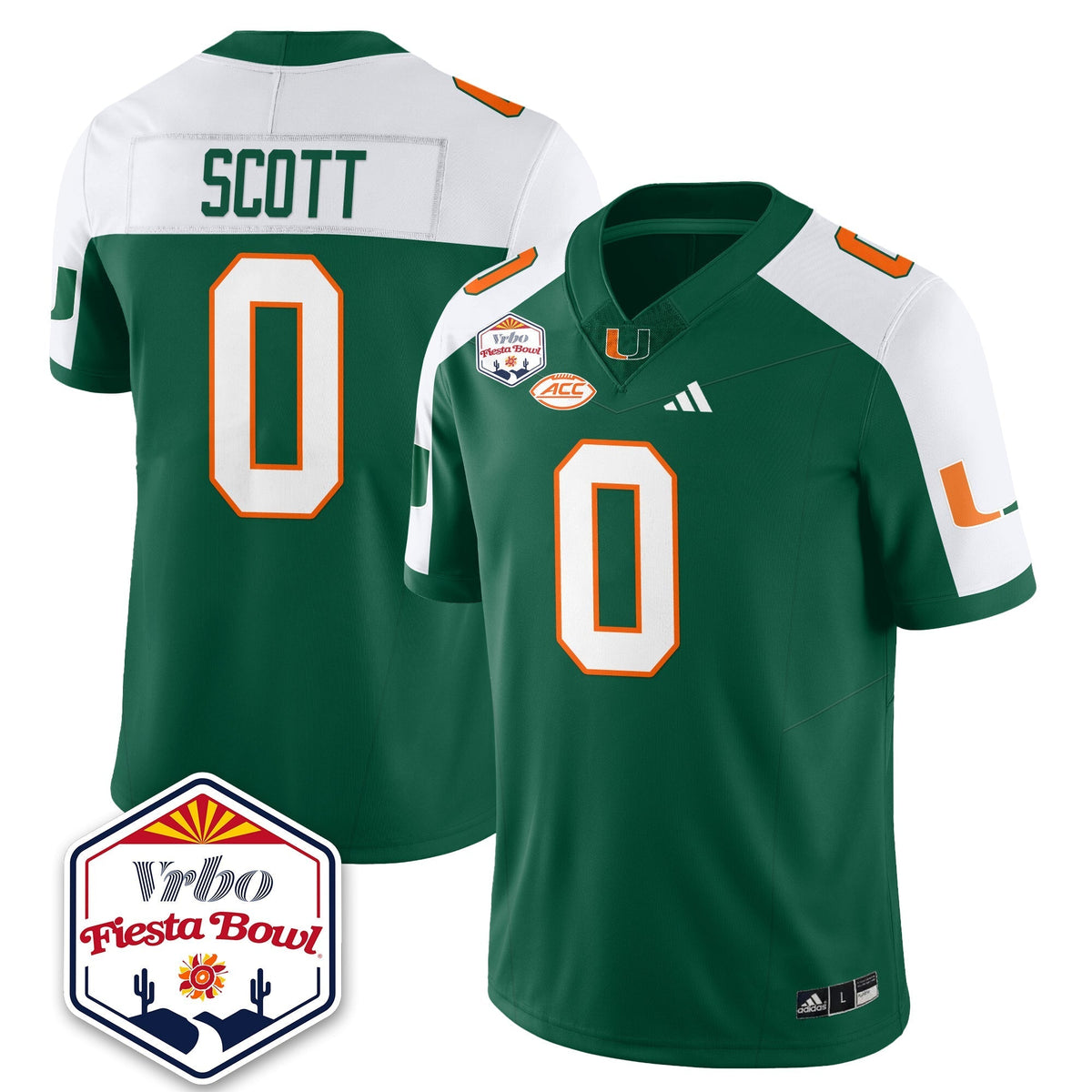 Miami Marlins Football Vapor Limited Jersey - Vrbo Fiesta Bowl-Cuztomshoes