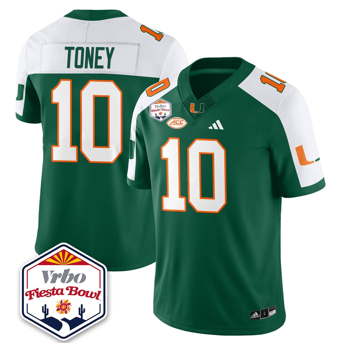 Miami Marlins Football Vapor Limited Jersey - Vrbo Fiesta Bowl-Cuztomshoes