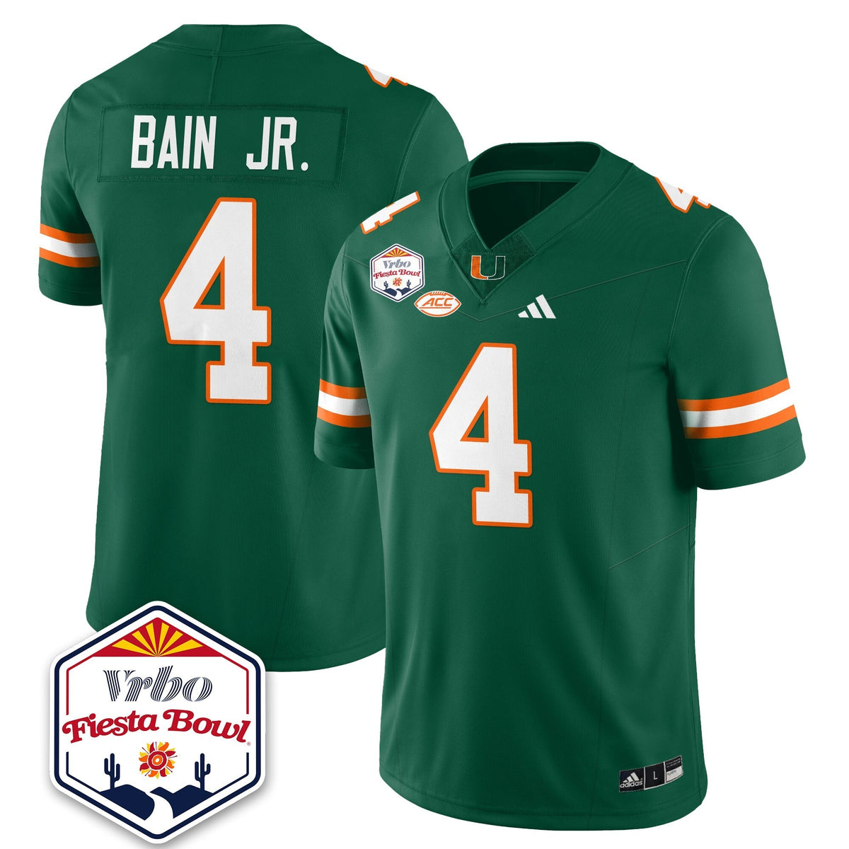 Miami Marlins Football Vapor Limited Jersey - Vrbo Fiesta Bowl-Cuztomshoes