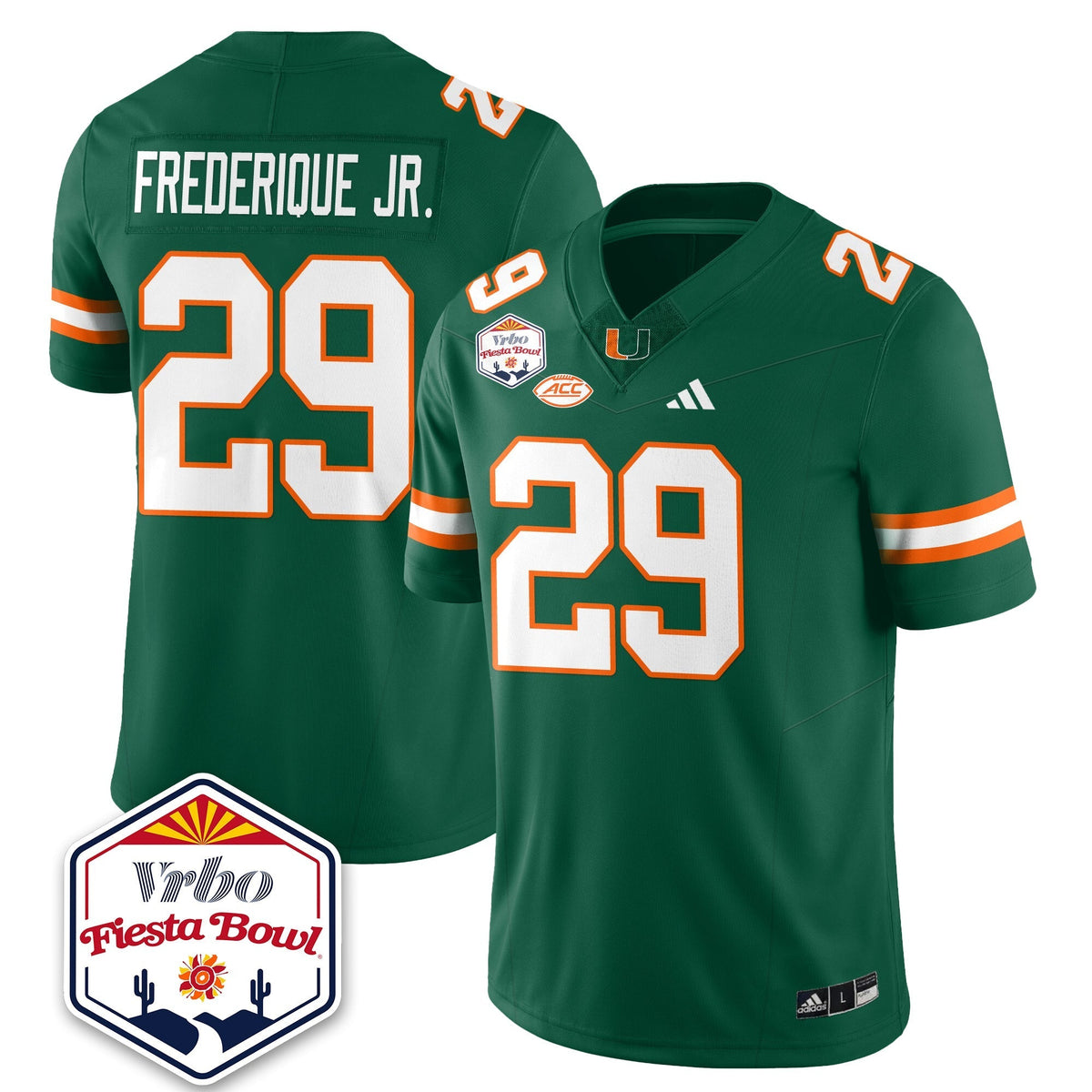 Miami Marlins Football Vapor Limited Jersey - Vrbo Fiesta Bowl-Cuztomshoes