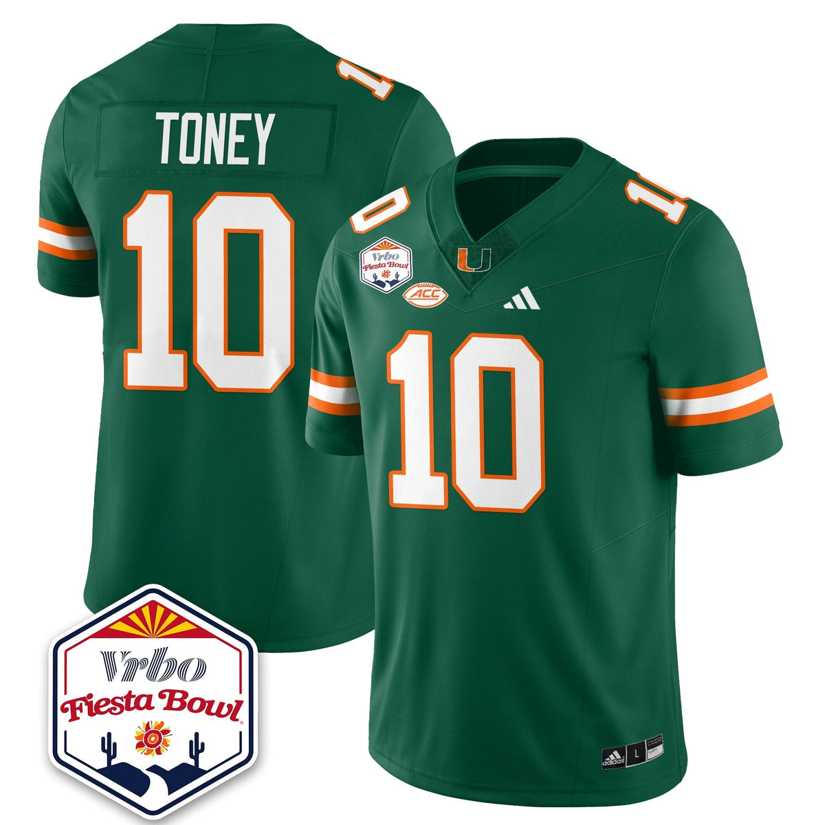 Miami Marlins Football Vapor Limited Jersey - Vrbo Fiesta Bowl-Cuztomshoes