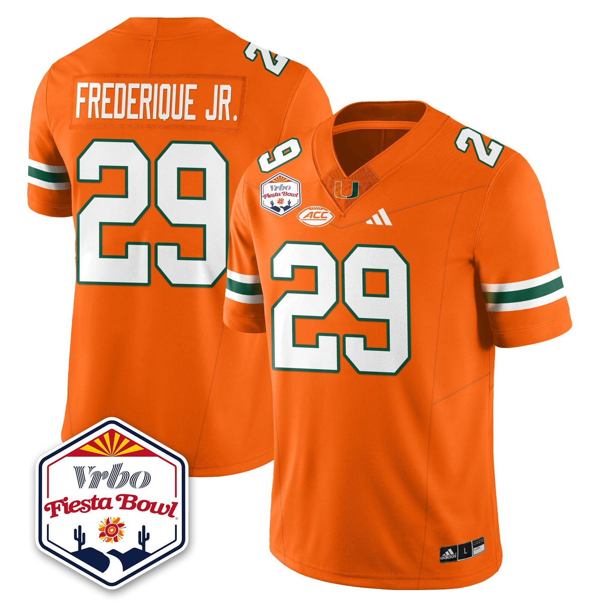 Miami Marlins Football Vapor Limited Jersey - Vrbo Fiesta Bowl-Cuztomshoes