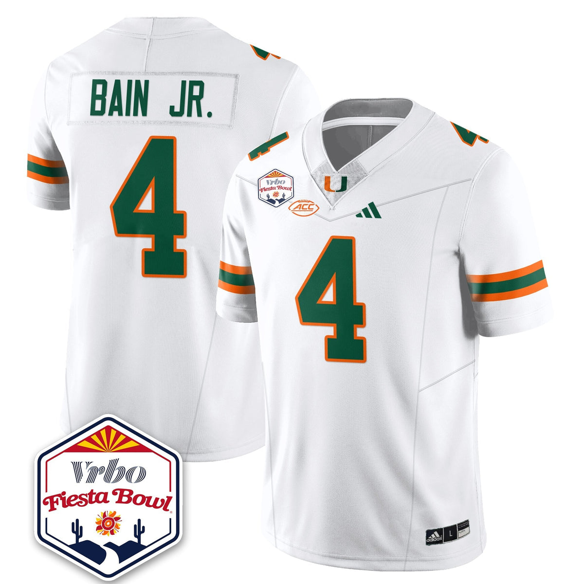 Miami Marlins Football Vapor Limited Jersey - Vrbo Fiesta Bowl-Cuztomshoes