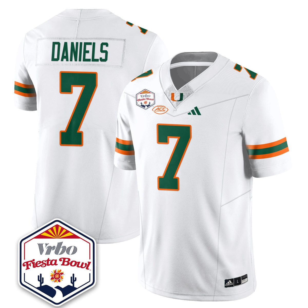 Miami Marlins Football Vapor Limited Jersey - Vrbo Fiesta Bowl-Cuztomshoes