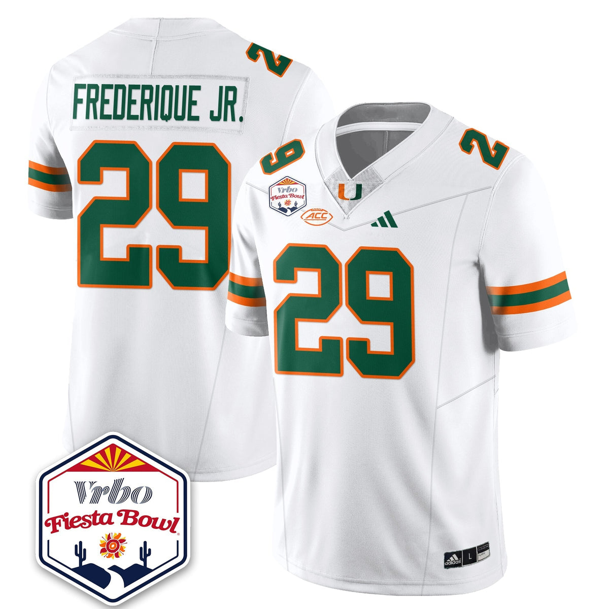 Miami Marlins Football Vapor Limited Jersey - Vrbo Fiesta Bowl-Cuztomshoes