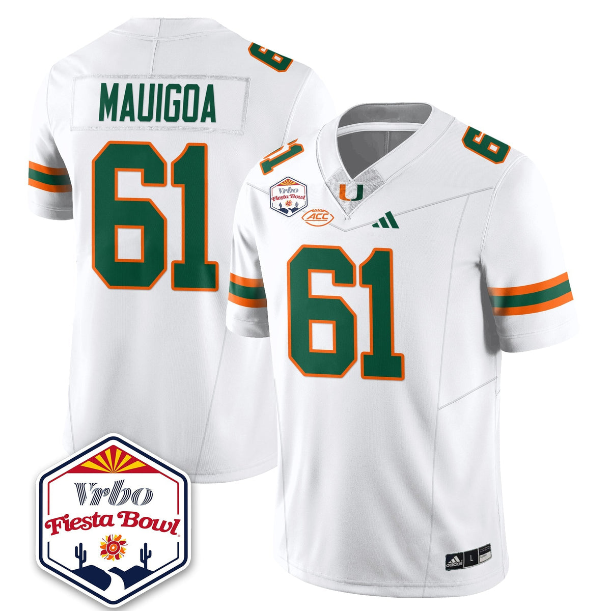 Miami Marlins Football Vapor Limited Jersey - Vrbo Fiesta Bowl-Cuztomshoes