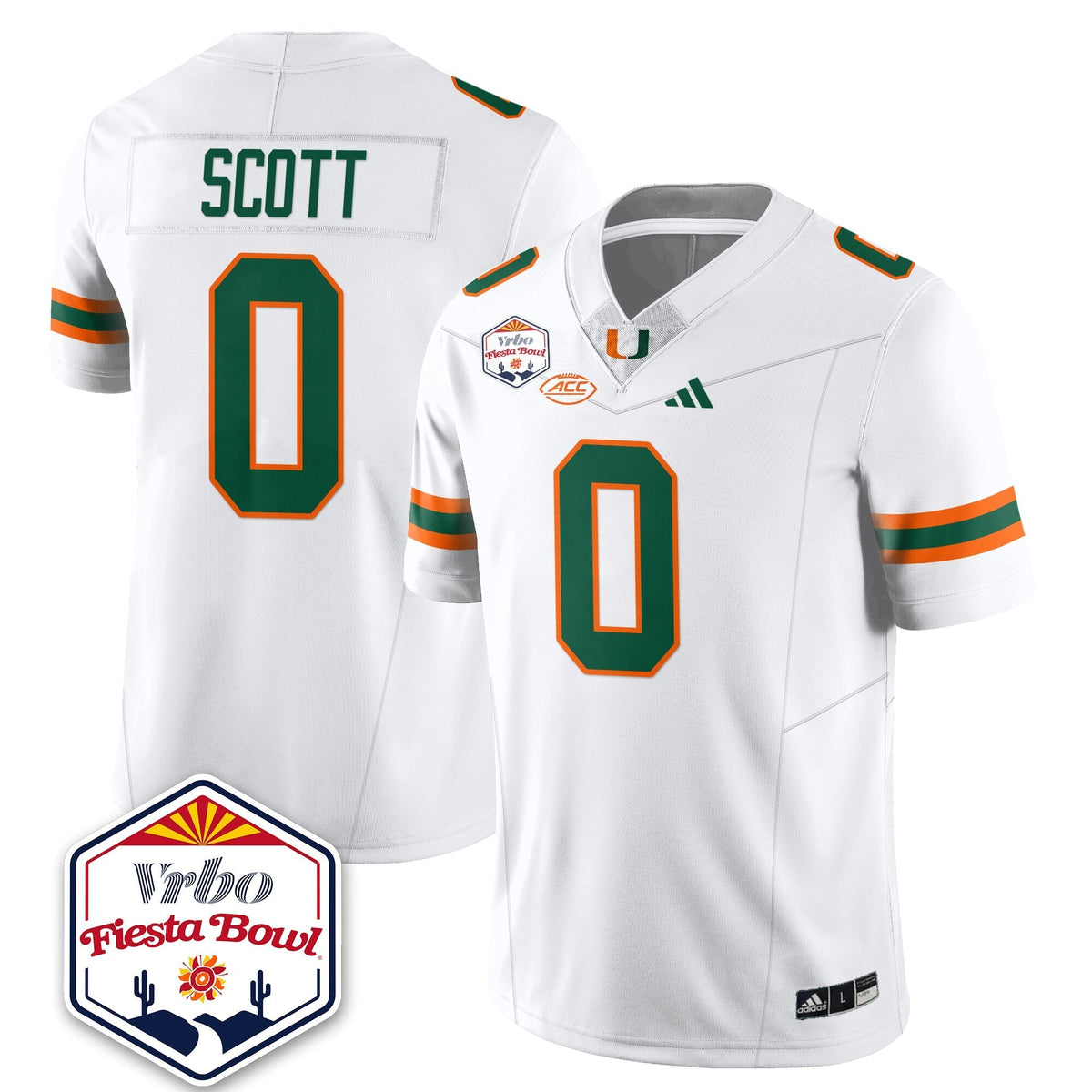 Miami Marlins Football Vapor Limited Jersey - Vrbo Fiesta Bowl-Cuztomshoes