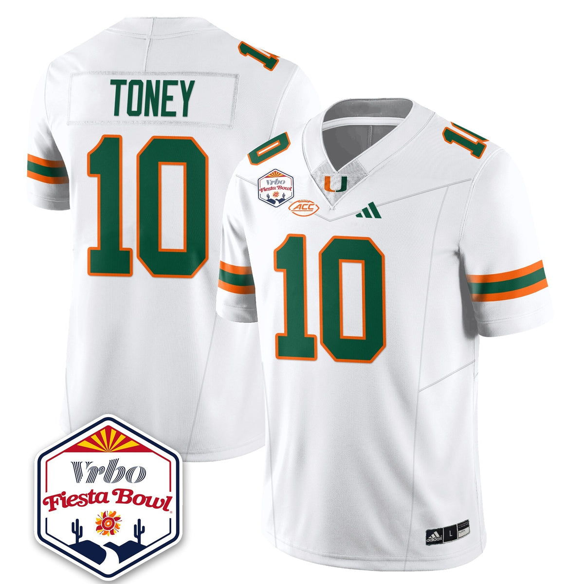 Miami Marlins Football Vapor Limited Jersey - Vrbo Fiesta Bowl-Cuztomshoes