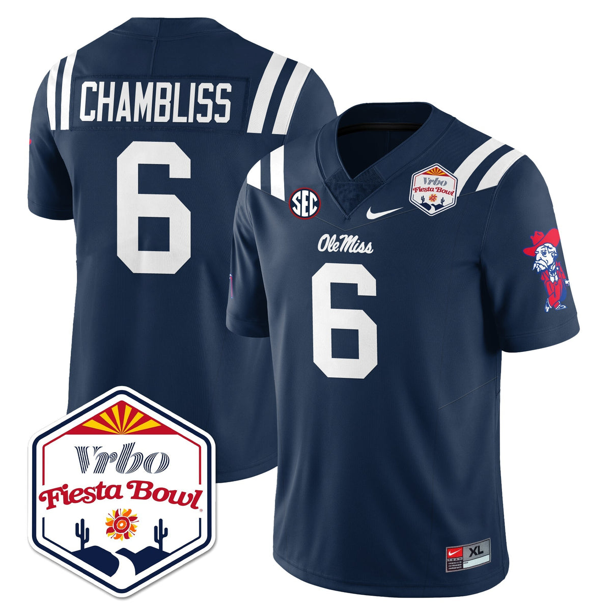 Olemiss Rebels Vapor Limited Jersey - Vrbo Fiesta Bowl