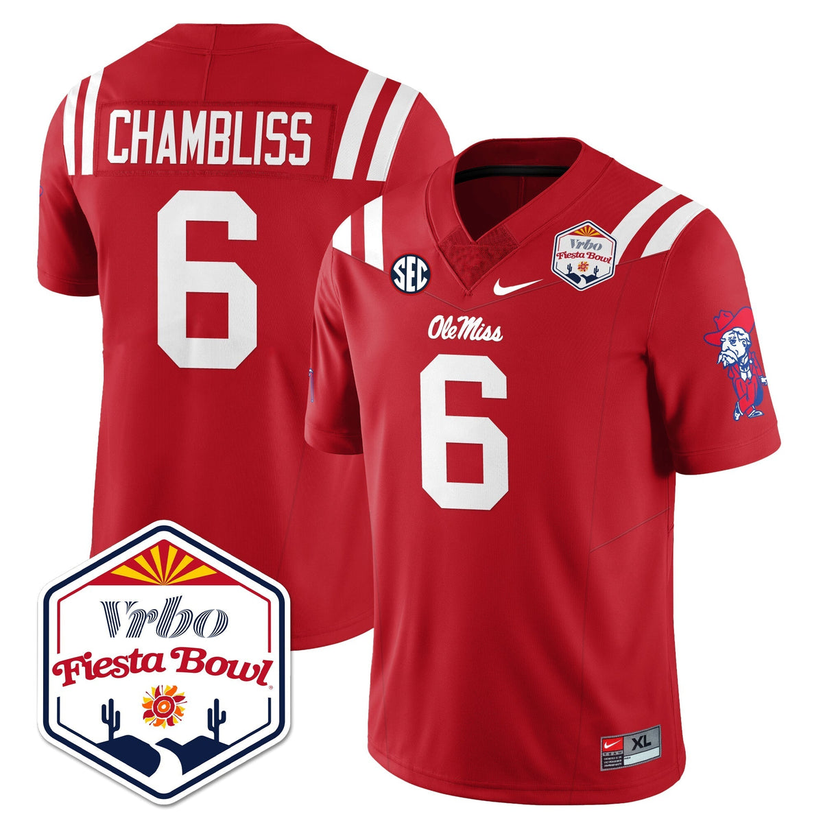 Olemiss Rebels Vapor Limited Jersey - Vrbo Fiesta Bowl