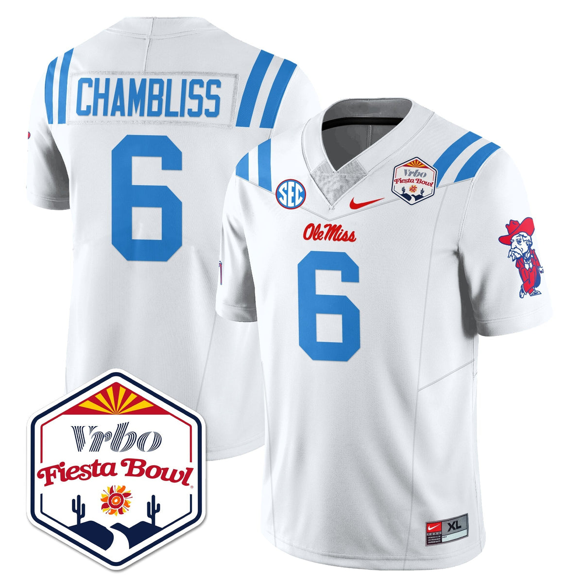Olemiss Rebels Vapor Limited Jersey - Vrbo Fiesta Bowl