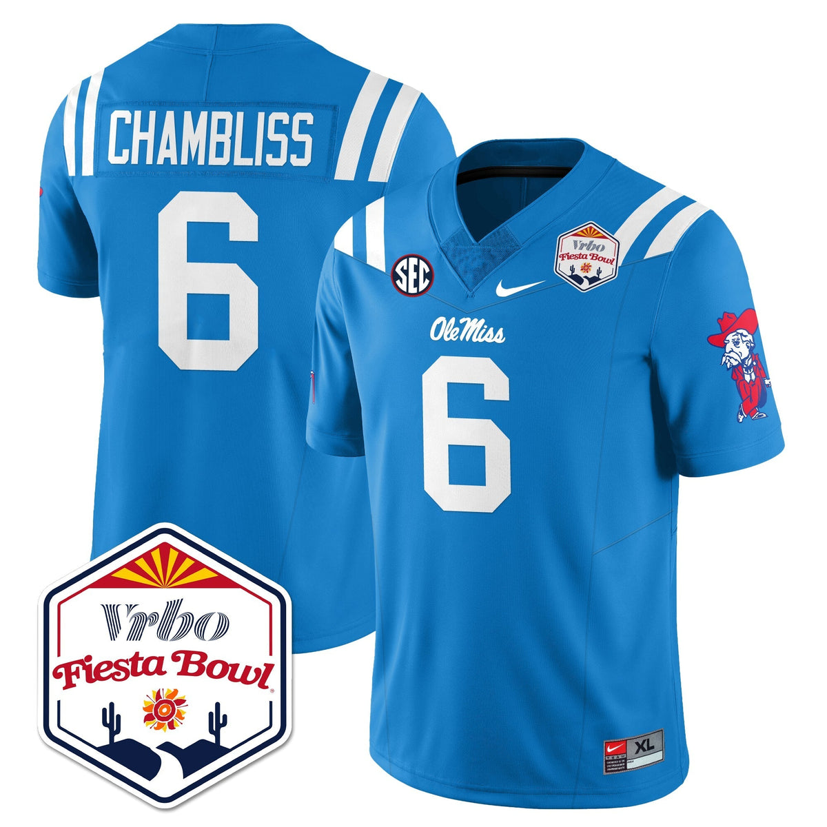 Olemiss Rebels Vapor Limited Jersey - Vrbo Fiesta Bowl