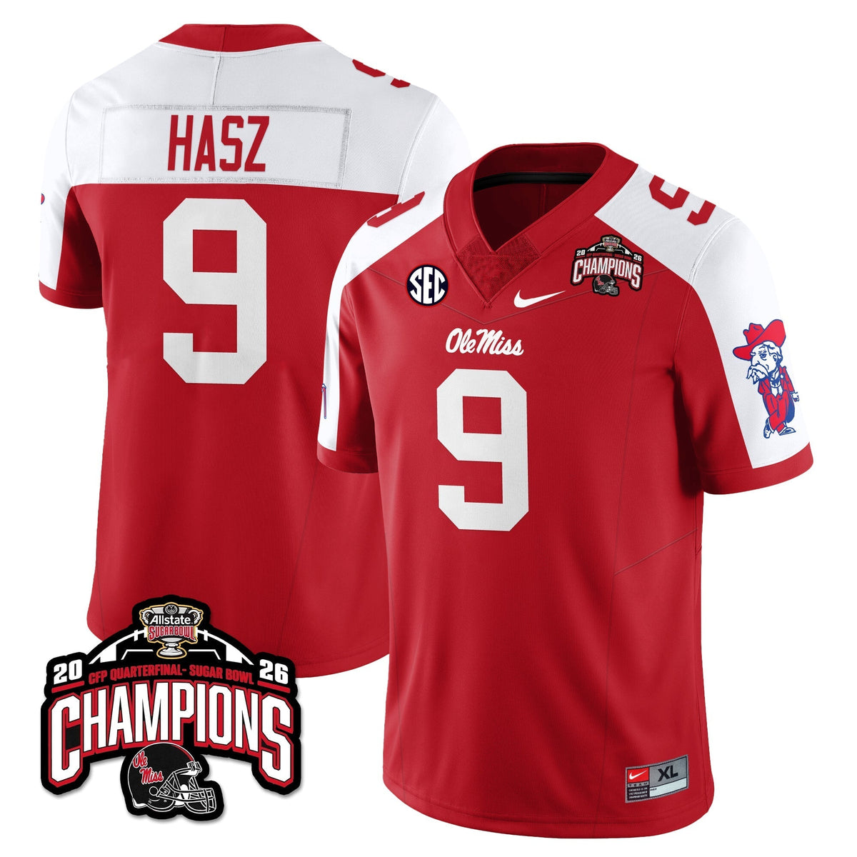Ole Miss Rebels Football Vapor Limited Jersey - Allstate Sugar Bowl Champions