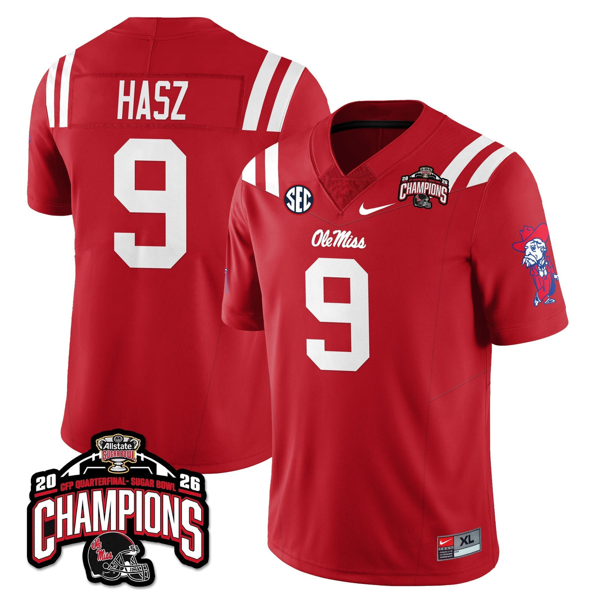 Ole Miss Rebels Football Vapor Limited Jersey - Allstate Sugar Bowl Champions