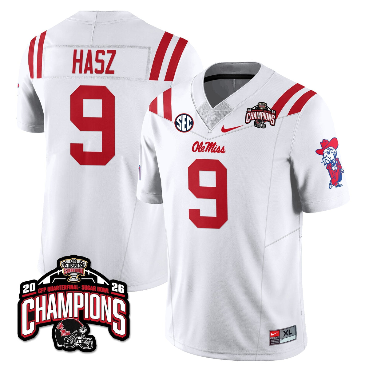 Ole Miss Rebels Football Vapor Limited Jersey - Allstate Sugar Bowl Champions