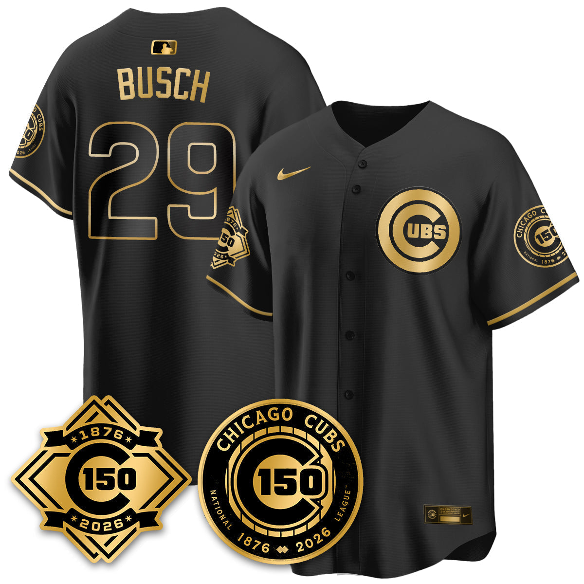 Chicago Cubs Vapor Limited Jersey - 150th Anniversary - Stitched