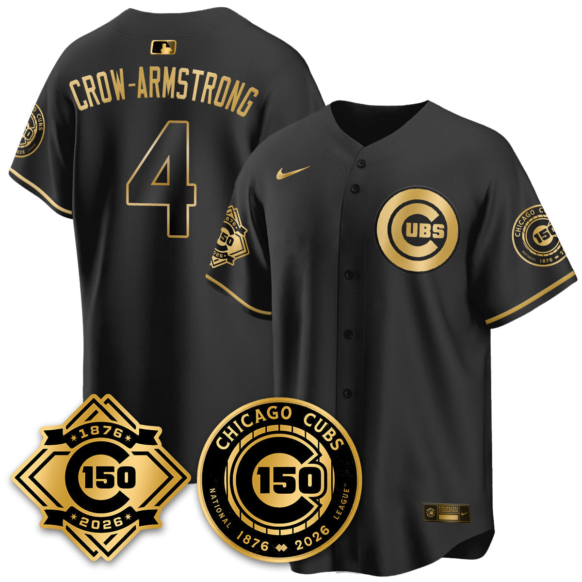 Chicago Cubs Vapor Limited Jersey - 150th Anniversary - Stitched