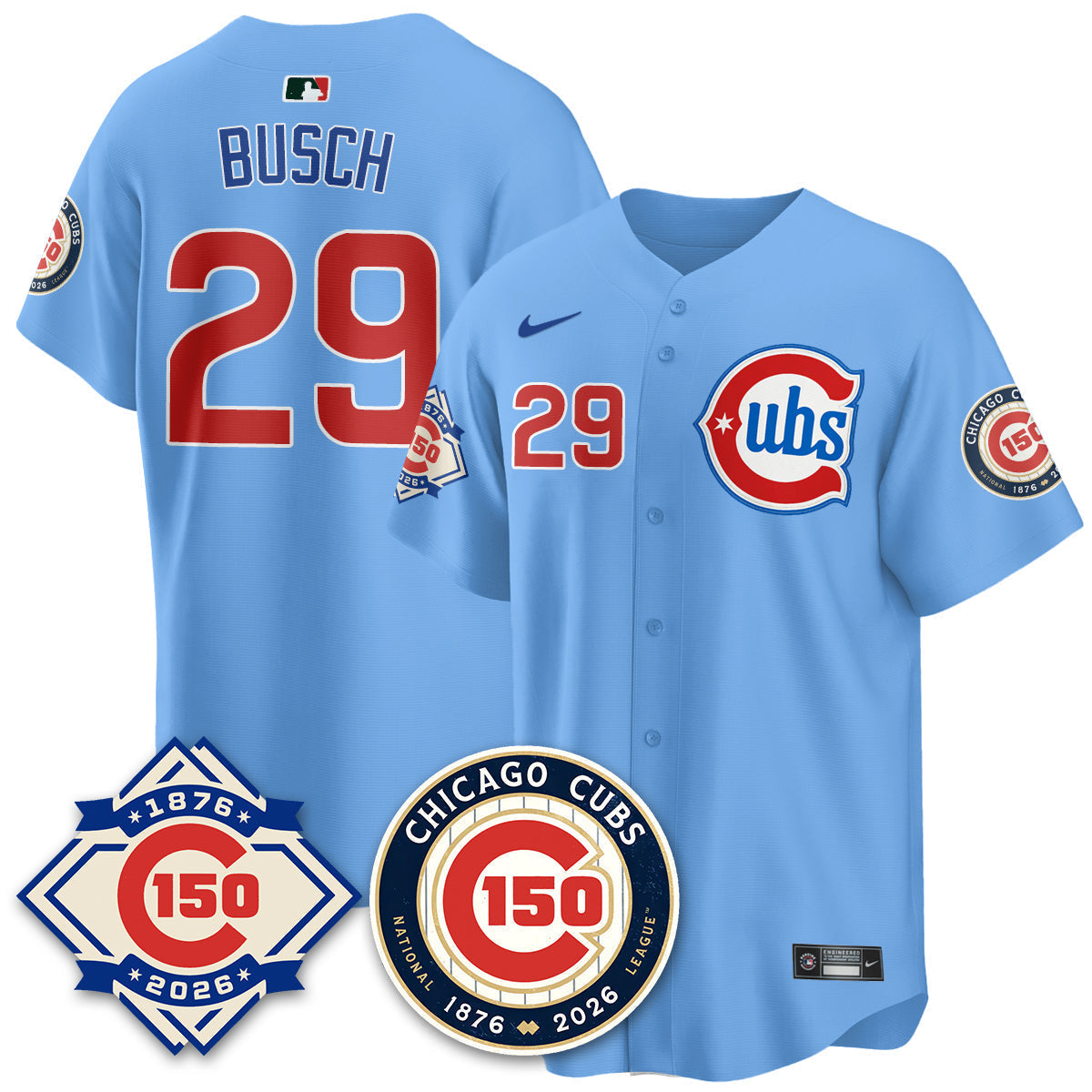 Chicago Cubs Vapor Limited Jersey - 150th Anniversary - Stitched