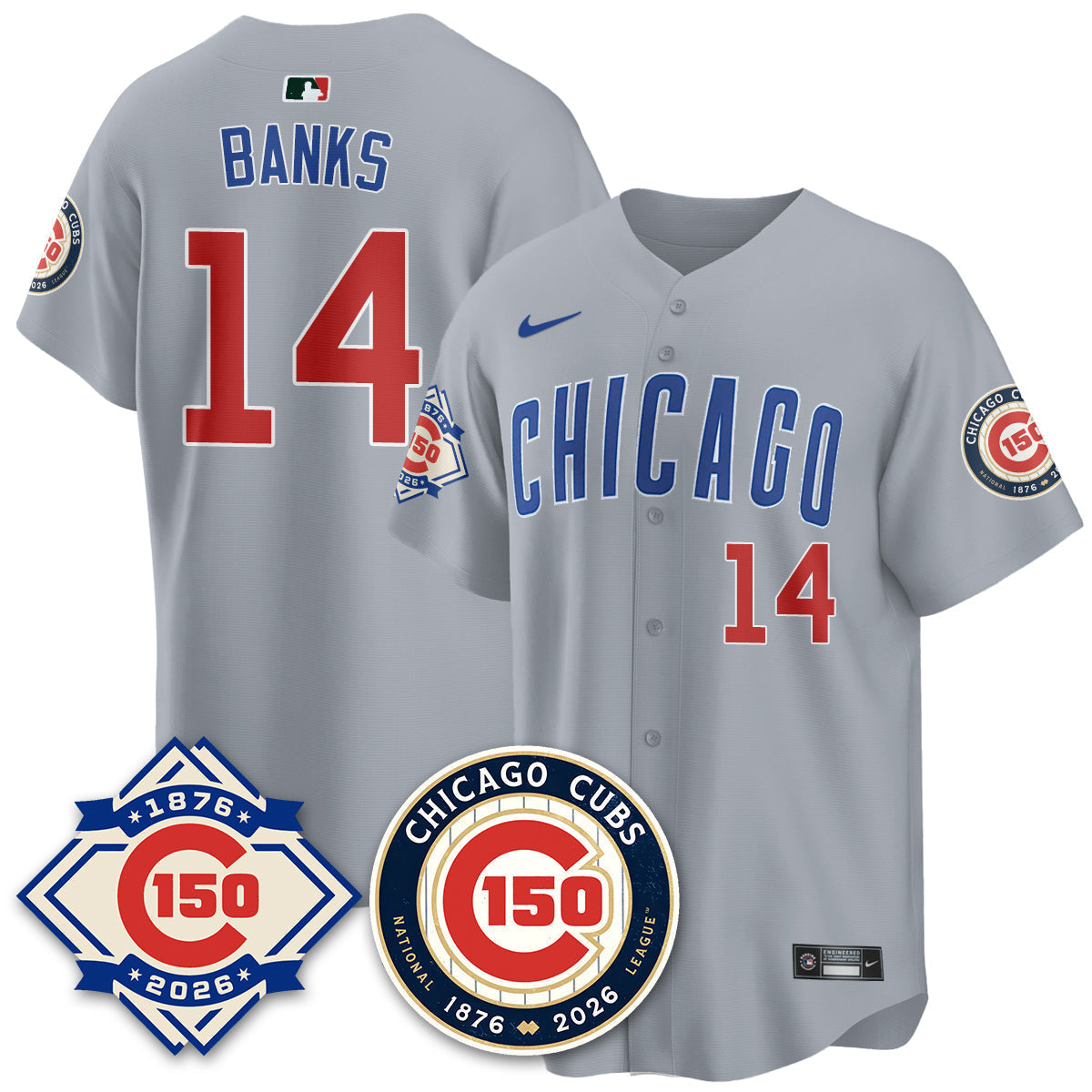 Chicago Cubs Vapor Limited Jersey - 150th Anniversary - Stitched
