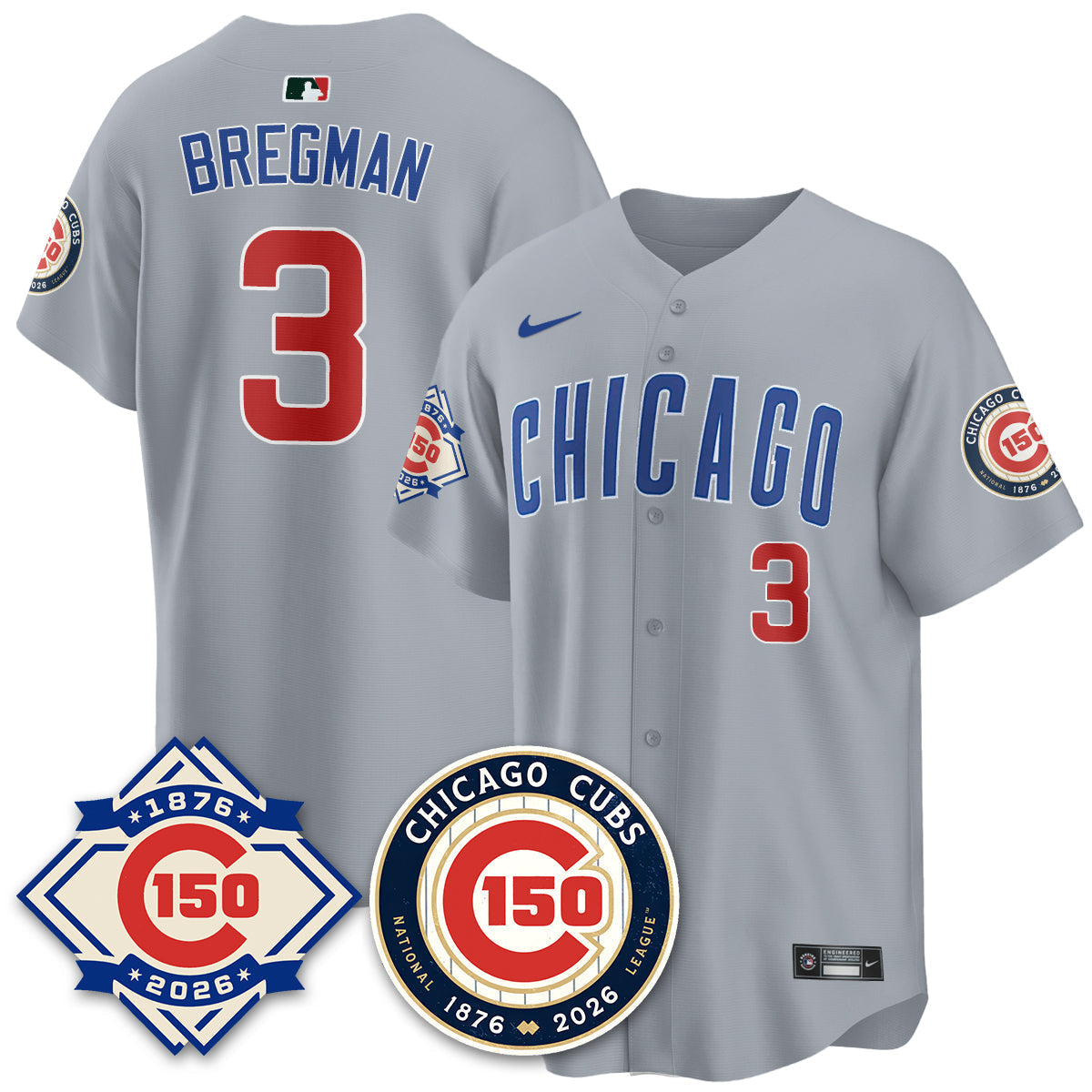 Chicago Cubs Vapor Limited Jersey - 150th Anniversary - Stitched
