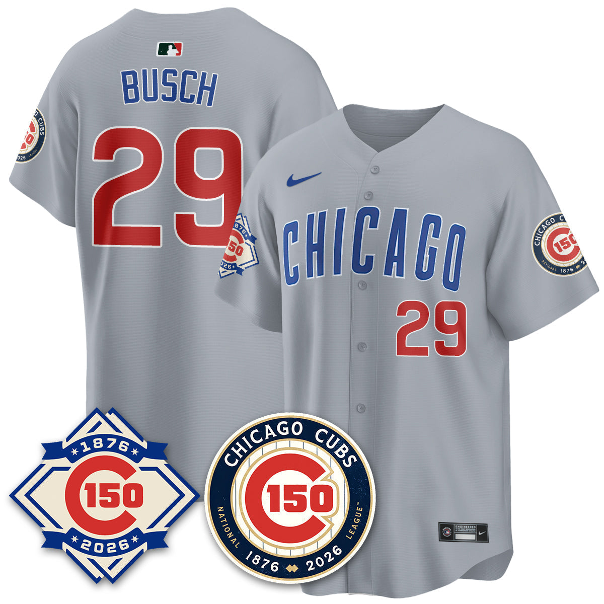 Chicago Cubs Vapor Limited Jersey - 150th Anniversary - Stitched