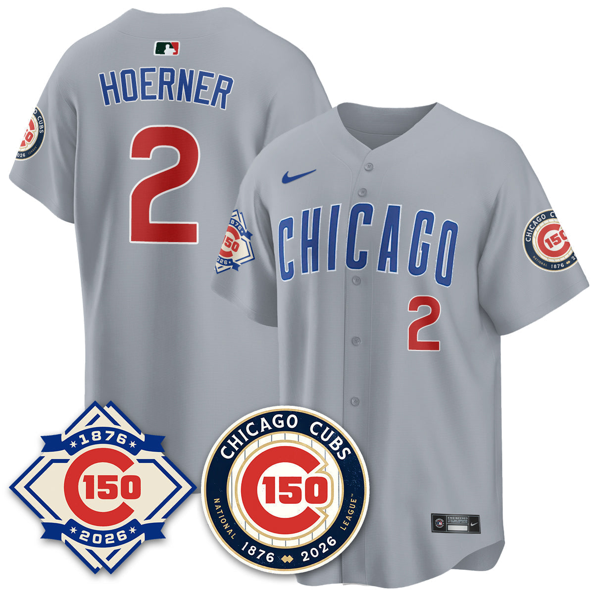 Chicago Cubs Vapor Limited Jersey - 150th Anniversary - Stitched