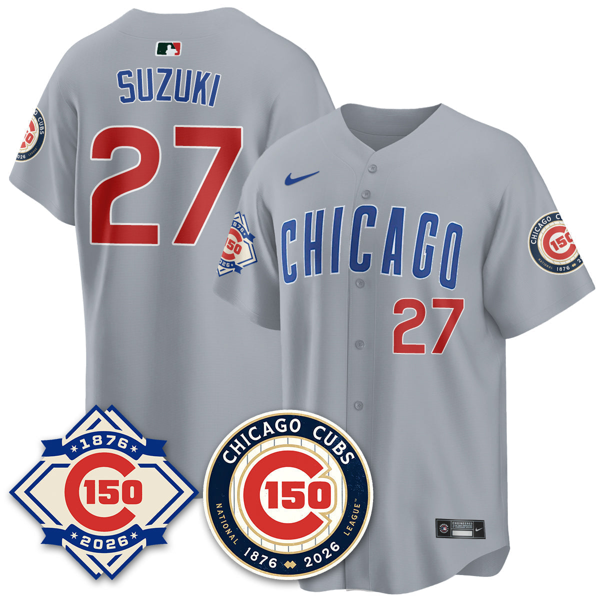 Chicago Cubs Vapor Limited Jersey - 150th Anniversary - Stitched