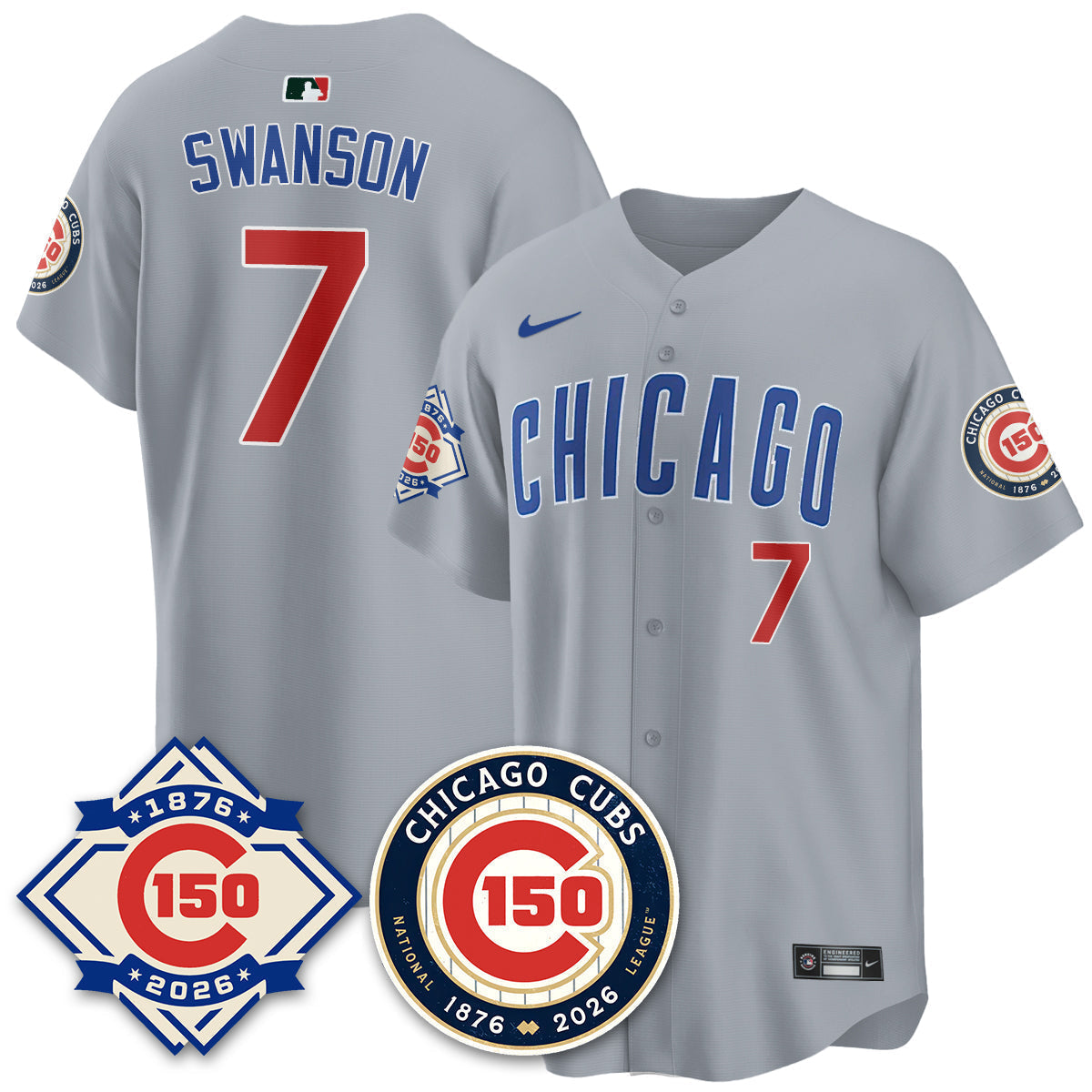 Chicago Cubs Vapor Limited Jersey - 150th Anniversary - Stitched