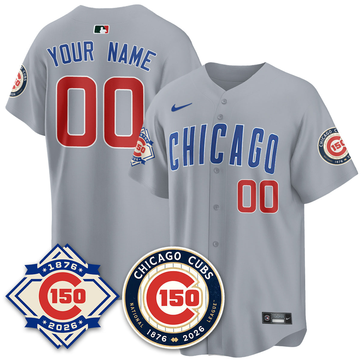 Chicago Cubs Vapor Limited Jersey - 150th Anniversary - Stitched
