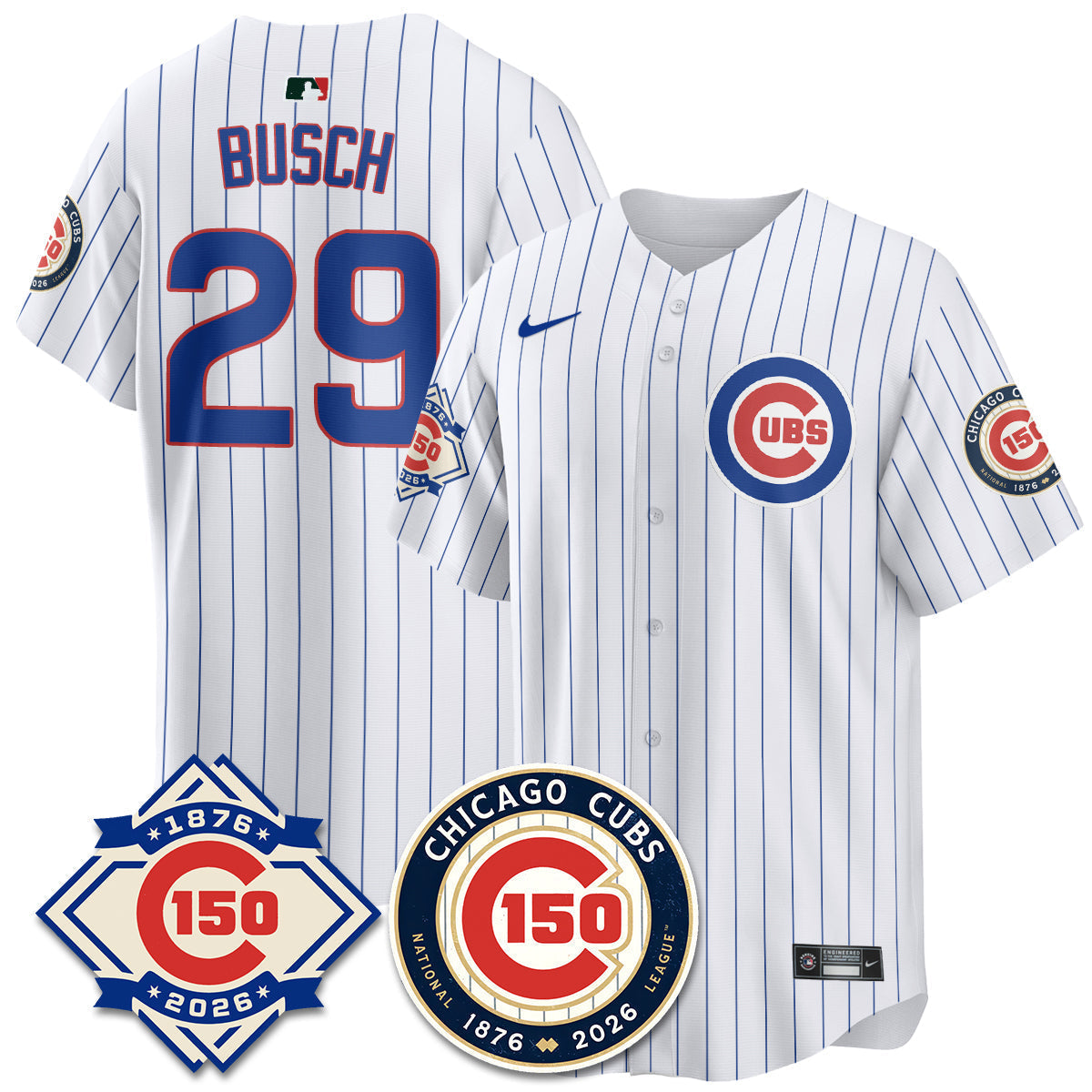 Chicago Cubs Vapor Limited Jersey - 150th Anniversary - Stitched
