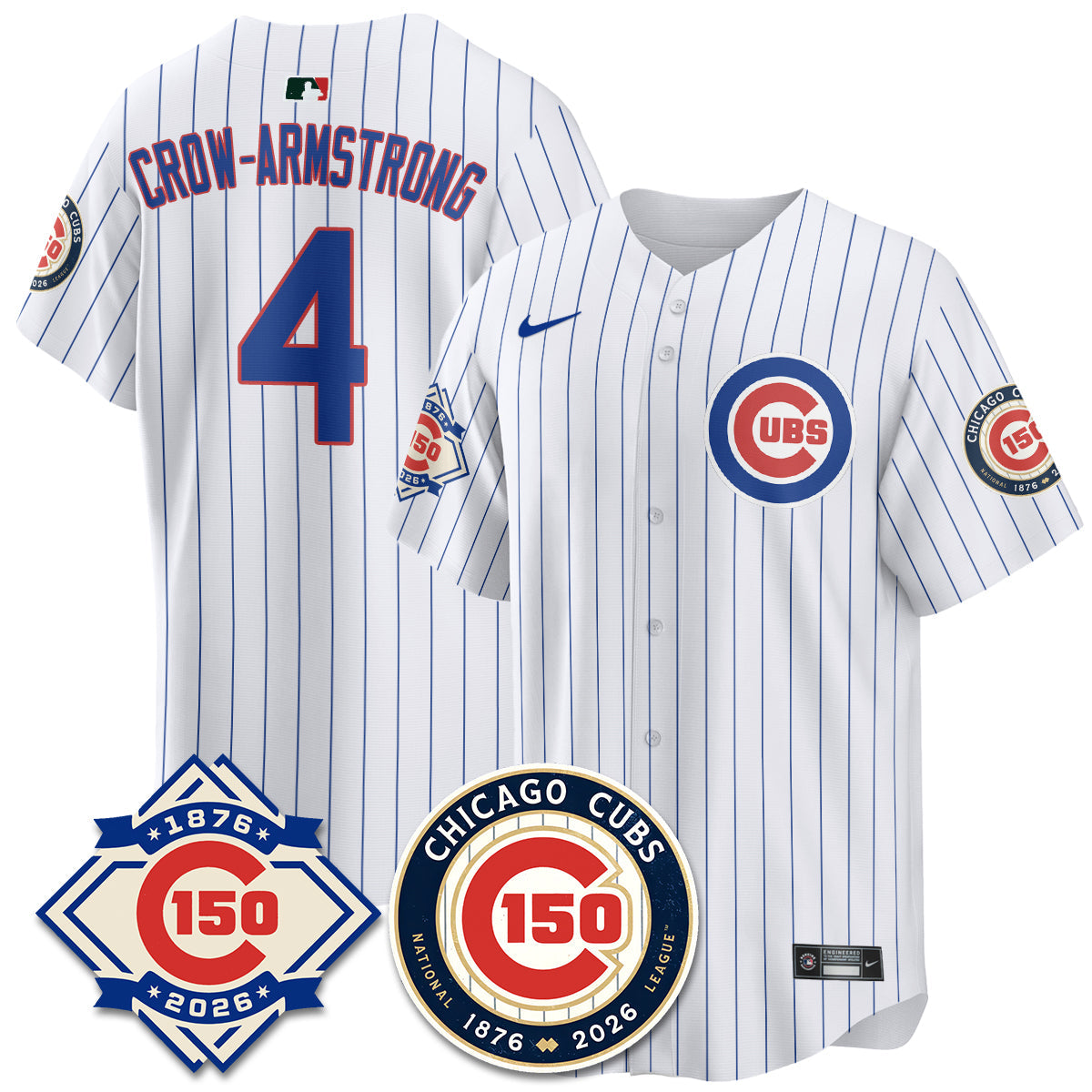 Chicago Cubs Vapor Limited Jersey - 150th Anniversary - Stitched