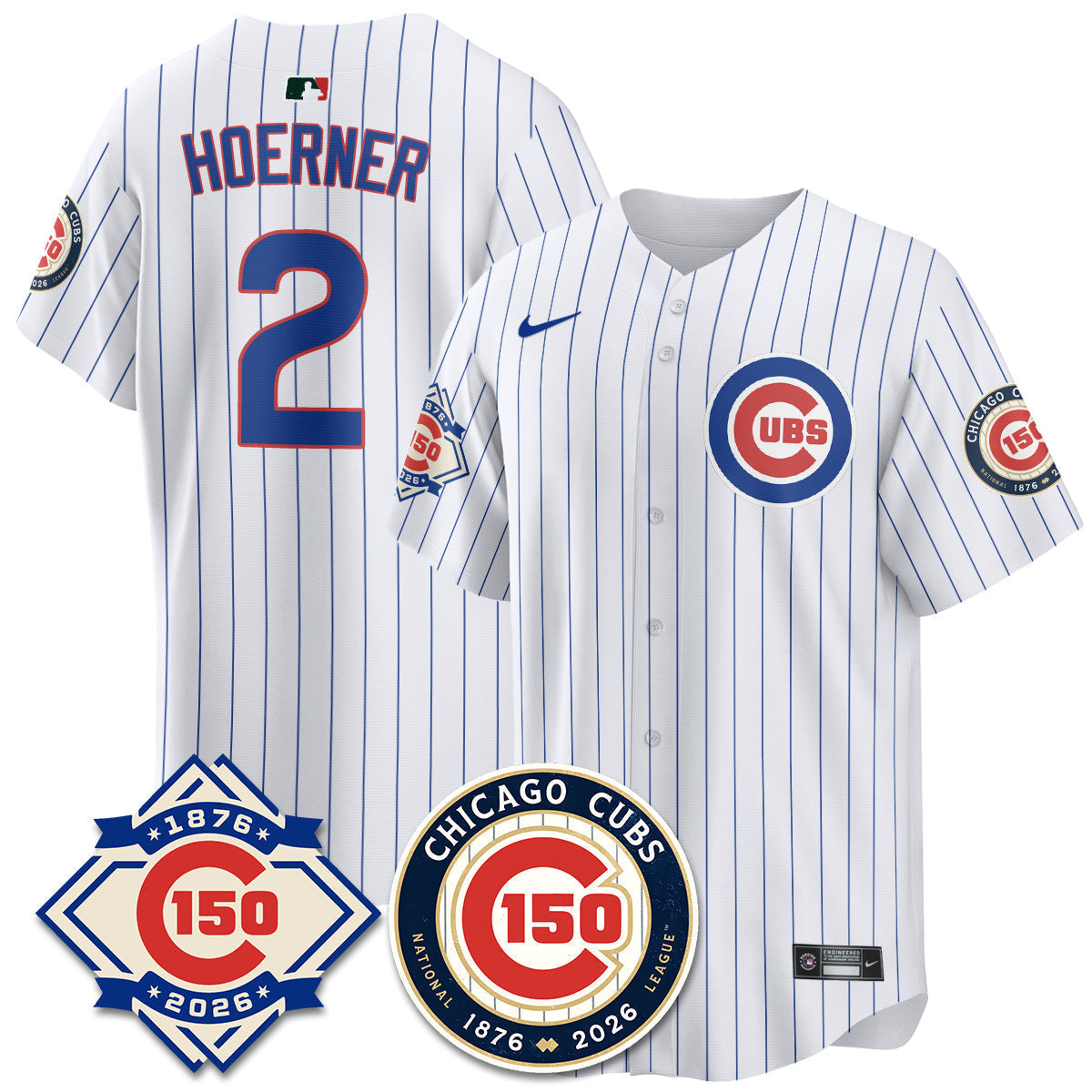 Chicago Cubs Vapor Limited Jersey - 150th Anniversary - Stitched