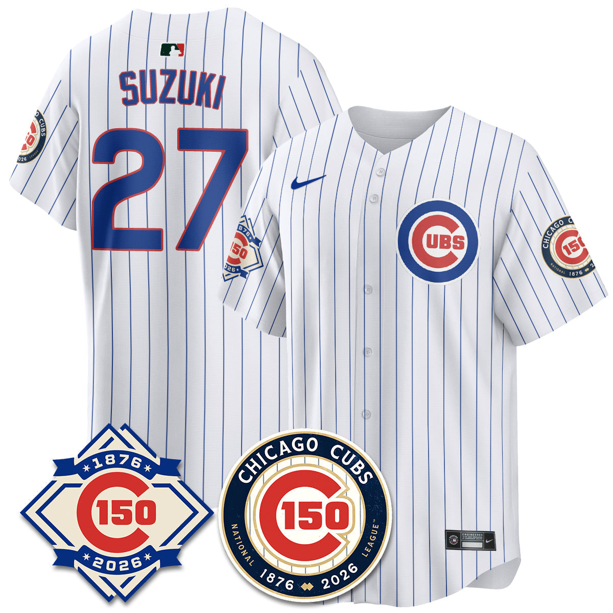Chicago Cubs Vapor Limited Jersey - 150th Anniversary - Stitched