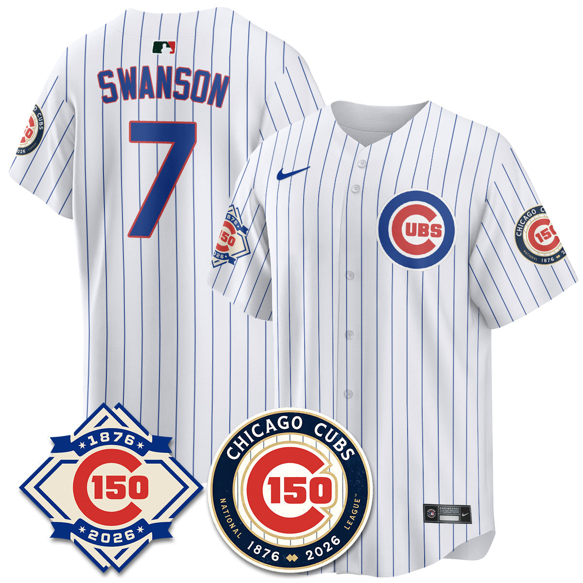 Chicago Cubs Vapor Limited Jersey - 150th Anniversary - Stitched