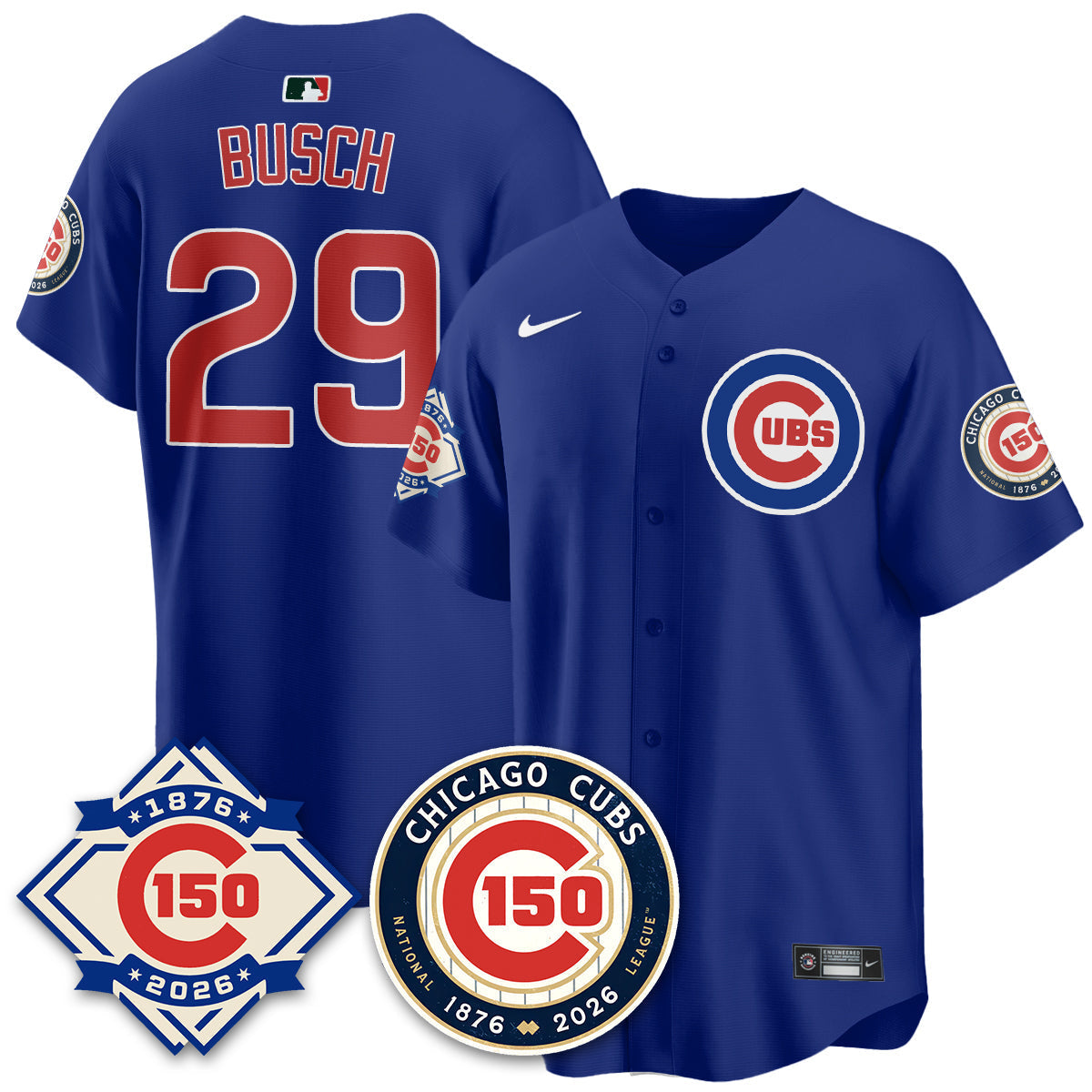 Chicago Cubs Vapor Limited Jersey - 150th Anniversary - Stitched