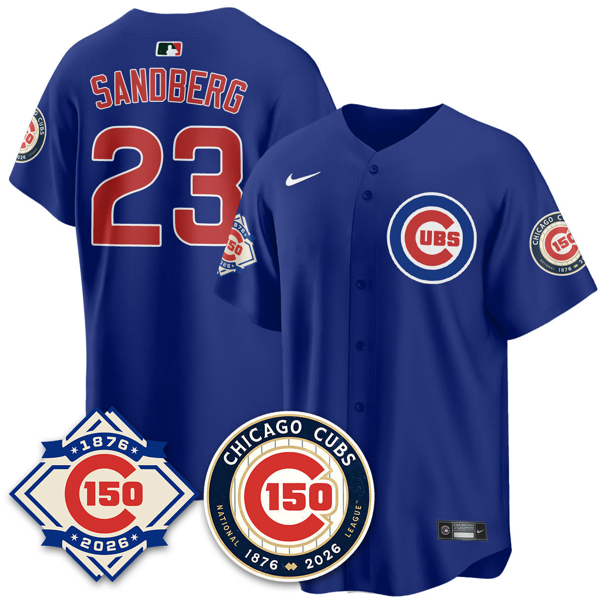 Chicago Cubs Vapor Limited Jersey - 150th Anniversary - Stitched