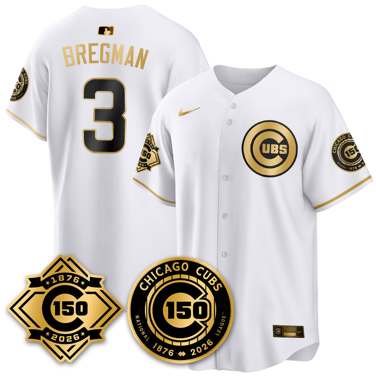 Chicago Cubs Vapor Limited Jersey - 150th Anniversary - Stitched