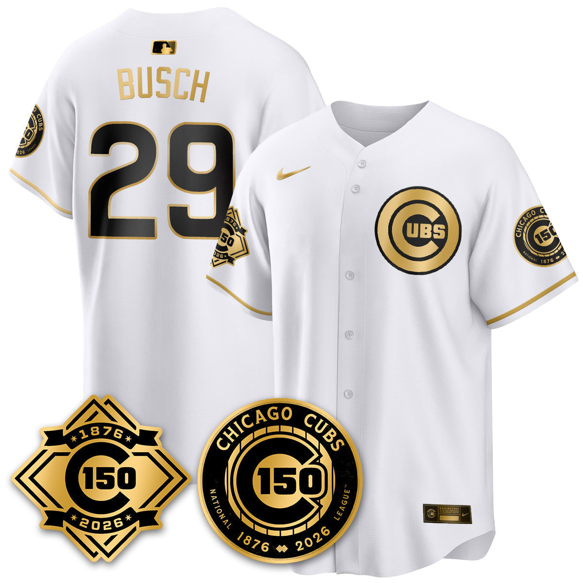 Chicago Cubs Vapor Limited Jersey - 150th Anniversary - Stitched