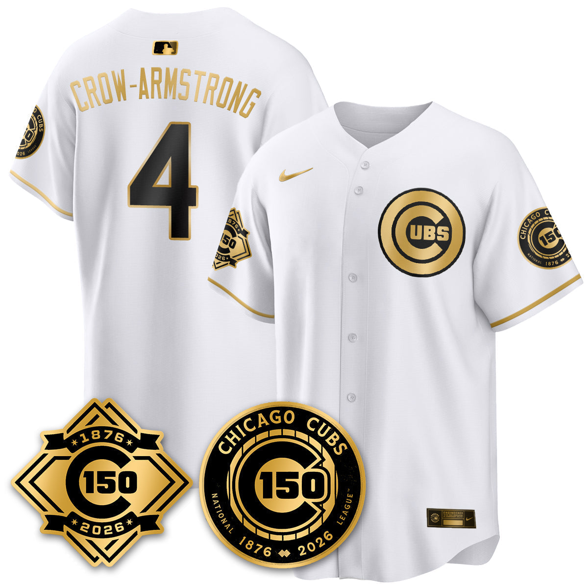 Chicago Cubs Vapor Limited Jersey - 150th Anniversary - Stitched