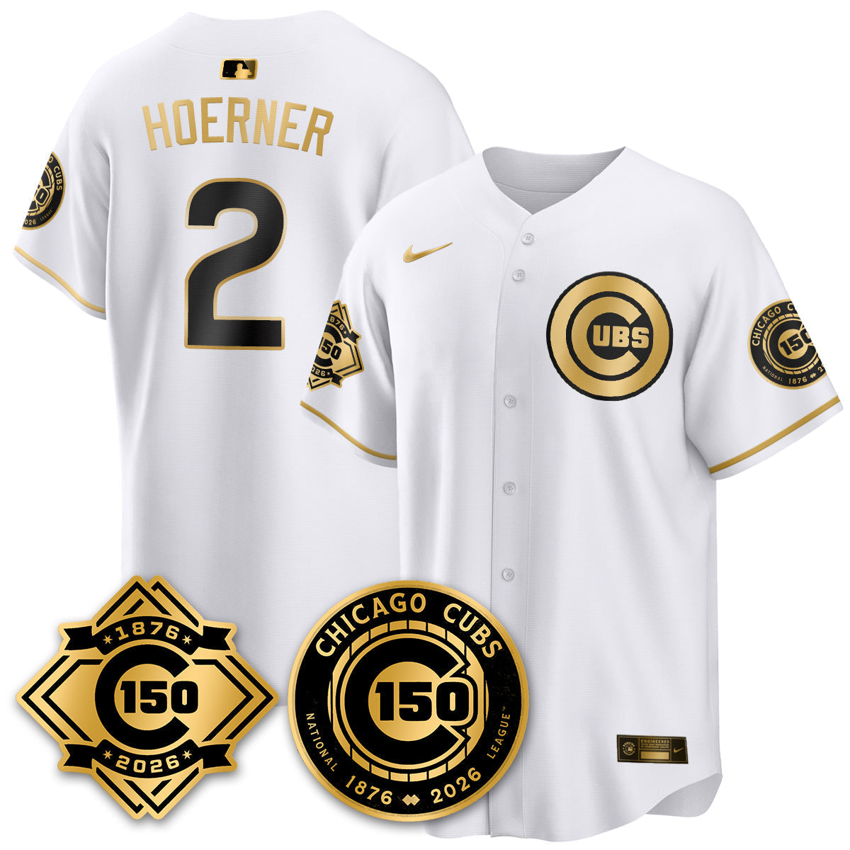 Chicago Cubs Vapor Limited Jersey - 150th Anniversary - Stitched