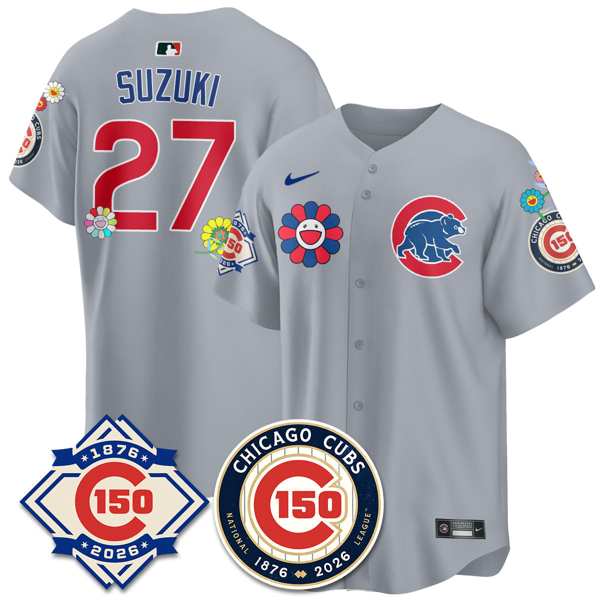 Chicago Cubs Tokyo Series Vapor Limited Jersey - 150th Anniversary - Stitched
