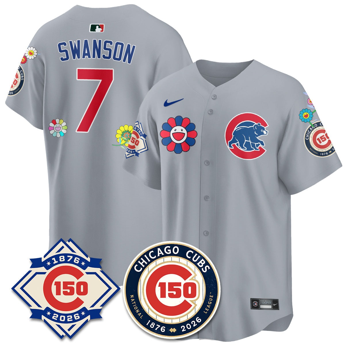 Chicago Cubs Tokyo Series Vapor Limited Jersey - 150th Anniversary - Stitched