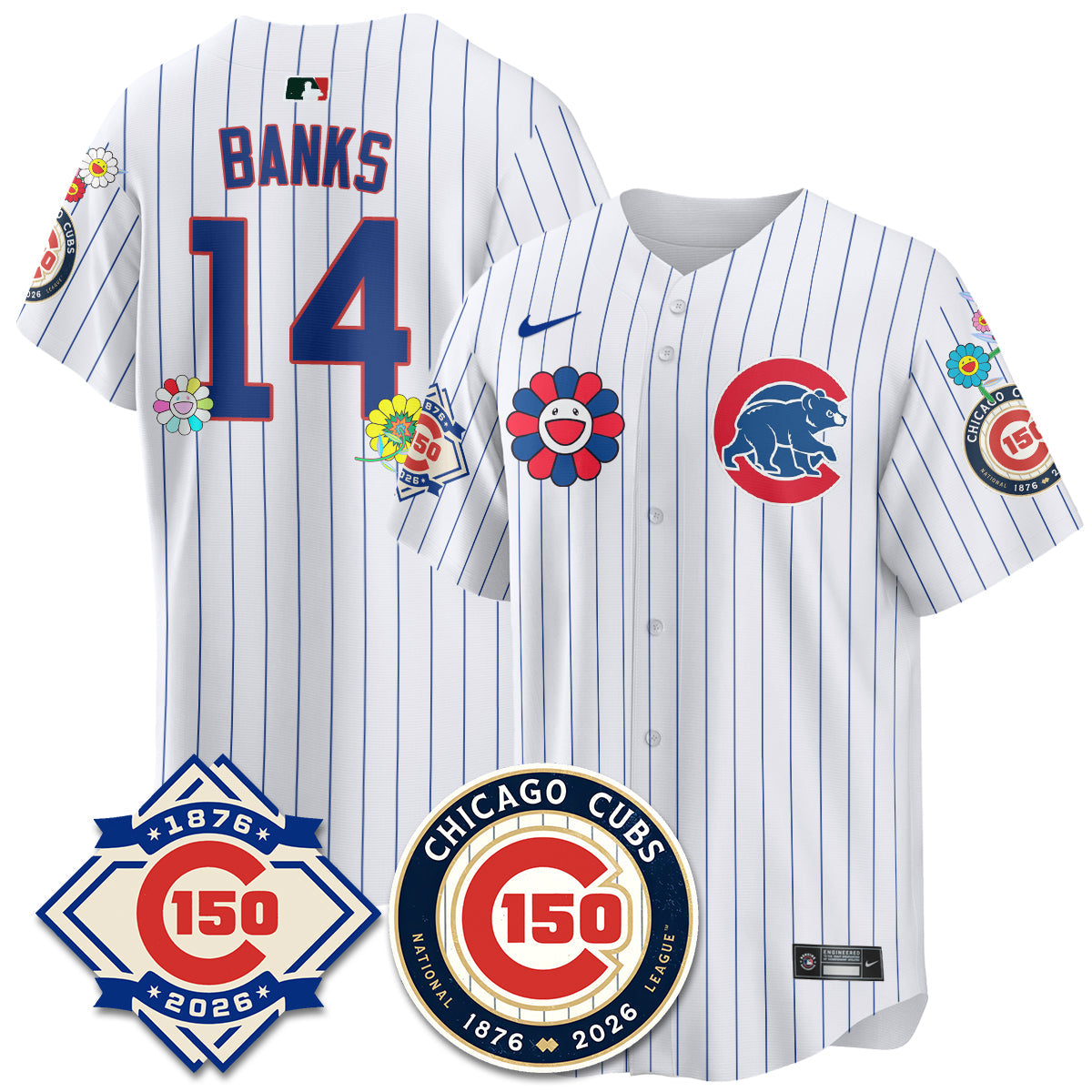 Chicago Cubs Tokyo Series Vapor Limited Jersey - 150th Anniversary - Stitched