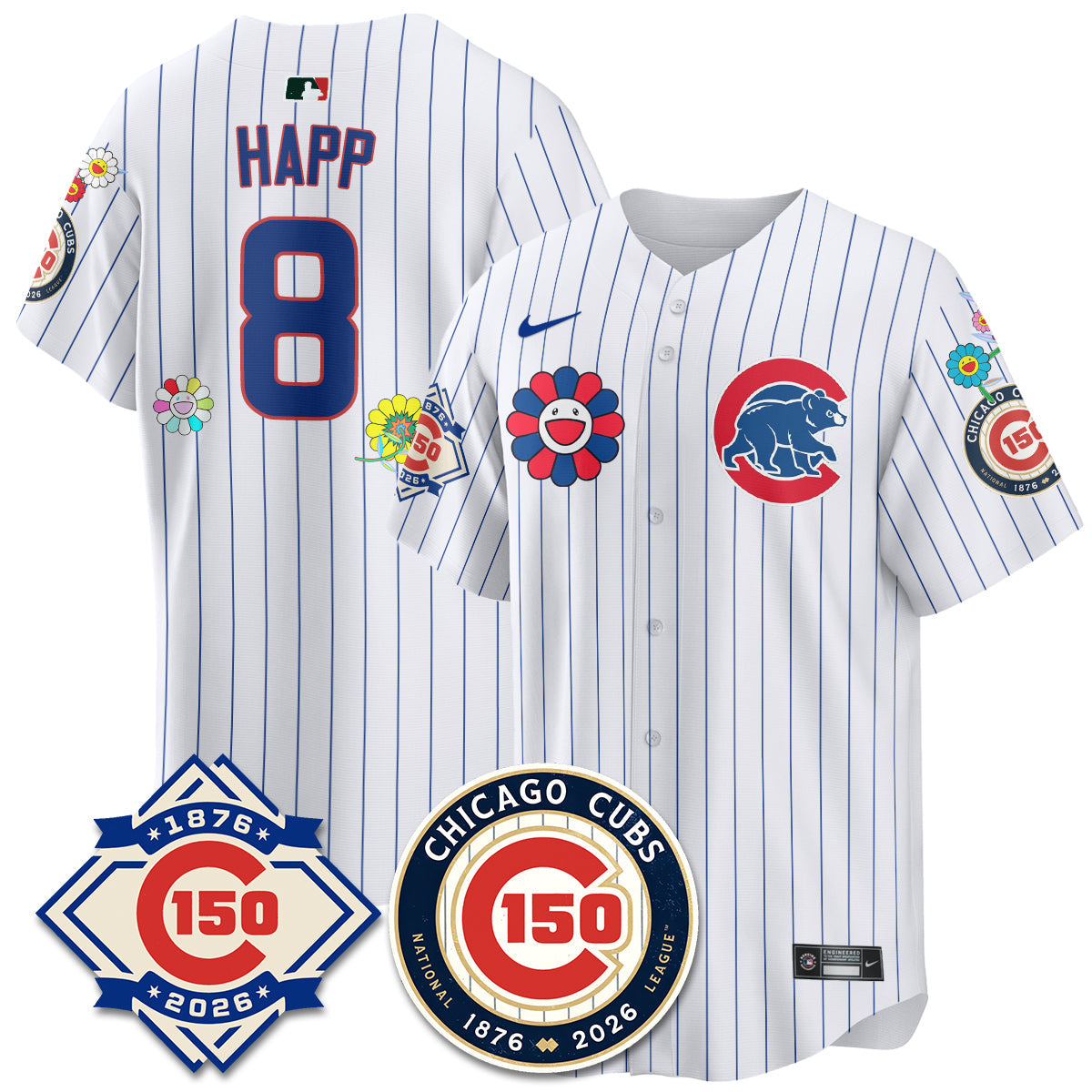 Chicago Cubs Tokyo Series Vapor Limited Jersey - 150th Anniversary - Stitched